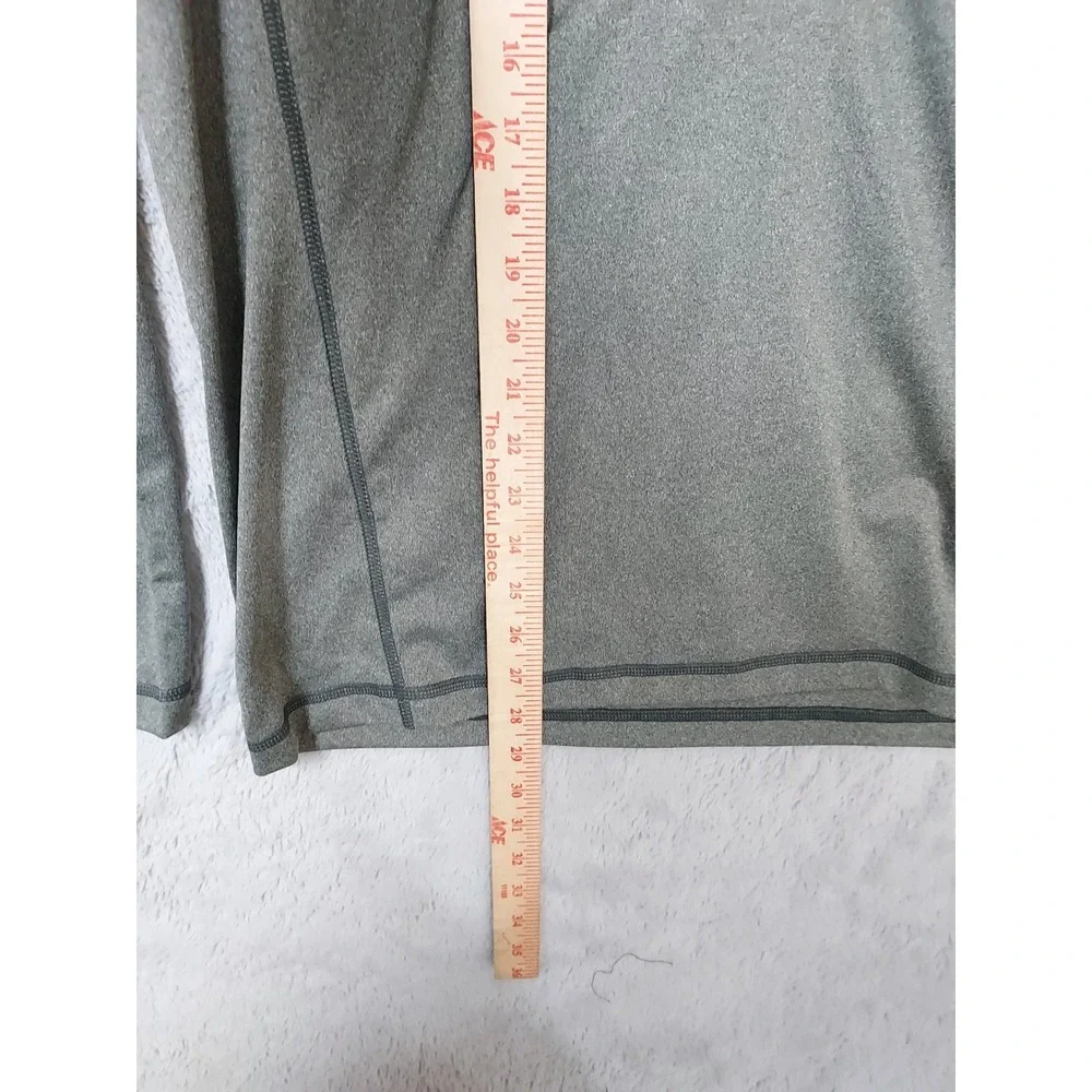 NEW The North Face Pullover Mens Medium Tech 1 4 Zip Fleece Asphalt Gray Heather
